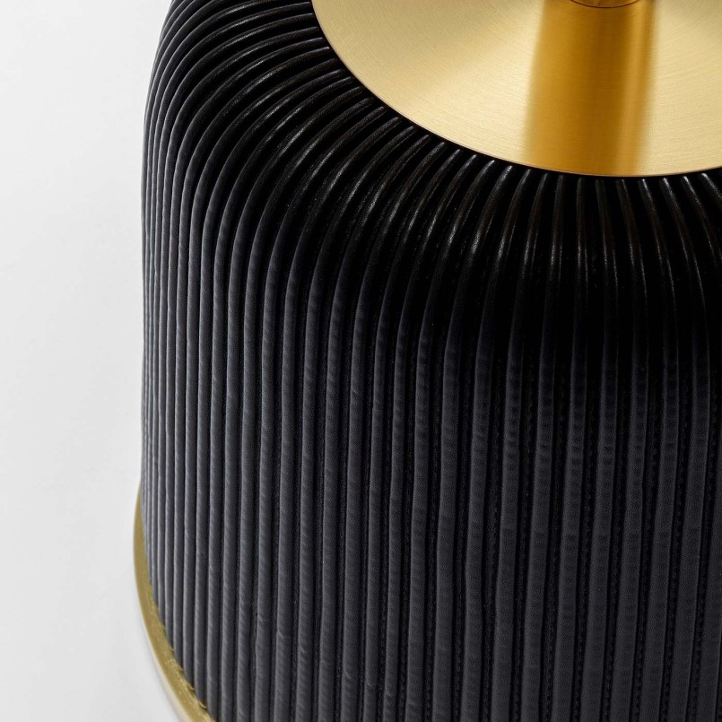 Table d'appoint noire et dorée - Endless Vegas - Kare Design