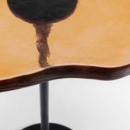 Side Table Lava orange Kare Design
