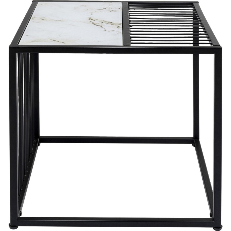 Modern zwart-wit bijzettafeltje - Twisted - Kare Design