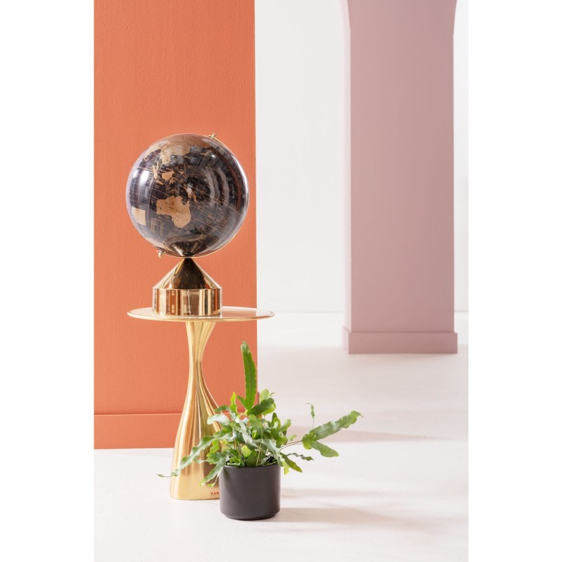 Gouden aluminium bijzettafeltje - Spacey - Kare Design