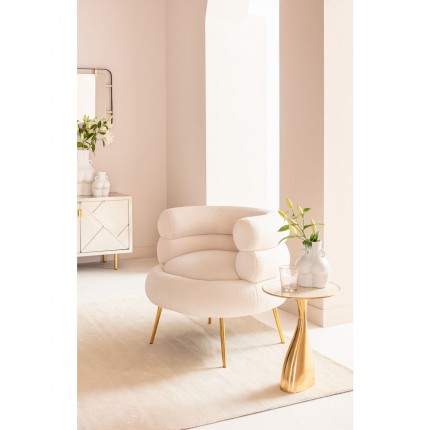 Bijzettafel Spacey Ø36cm goud Kare Design