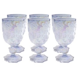 Waterglazen met sneeuwvlokken in reliëf - Ice Flowers - Kare Design