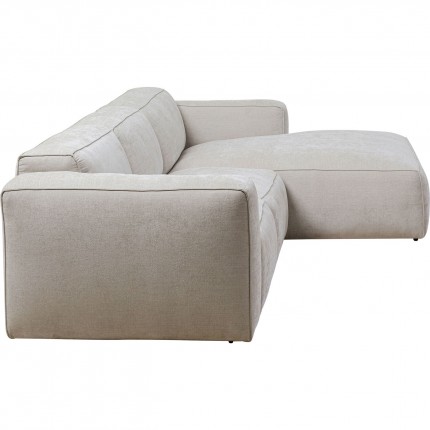 Corner Sofa Henry 285cm Cream Right Kare Design