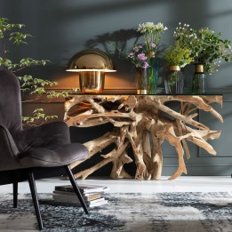 Console ethnique en bois - Roots - Kare Design