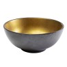 Kom van grijs en goud porselein - Diva - Kare Design