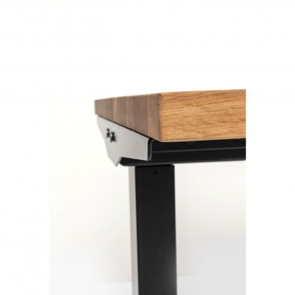 Desk Symphony Oak Black 160x80cm Kare Design