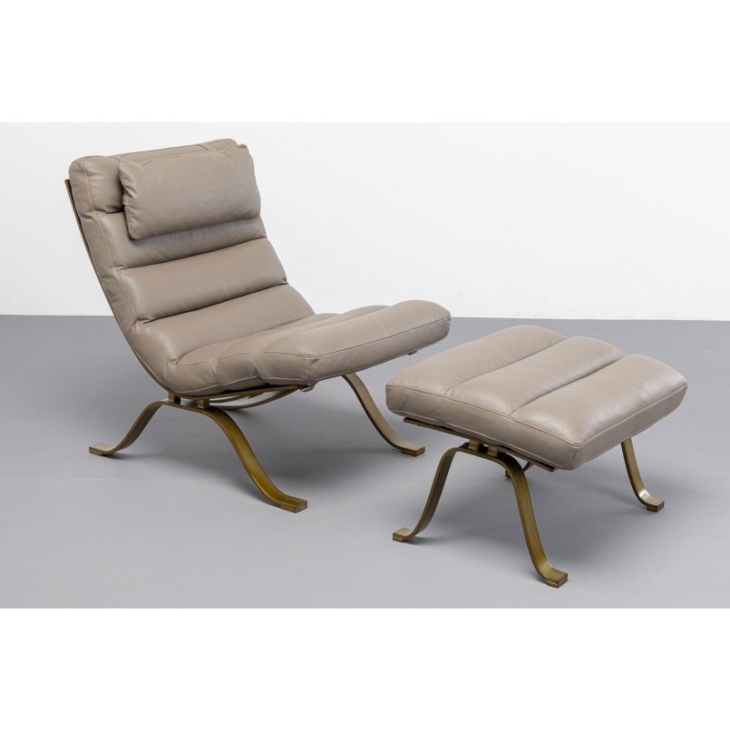 Fauteuil + repose-pied Novel
