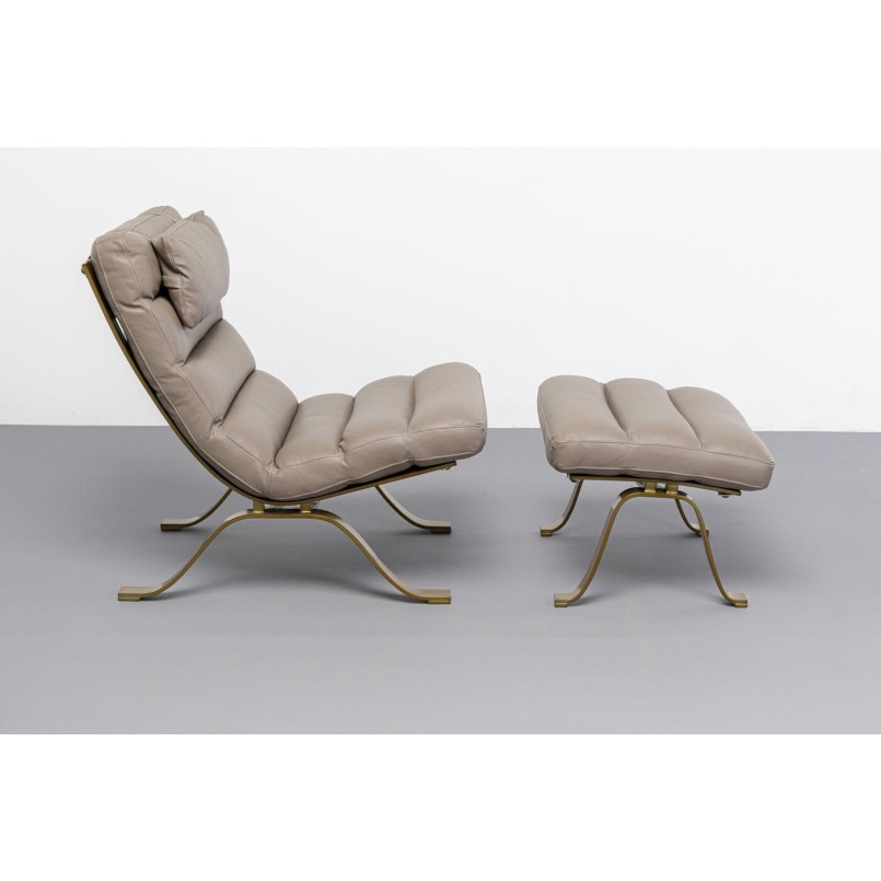 Fauteuil + repose-pied Novel