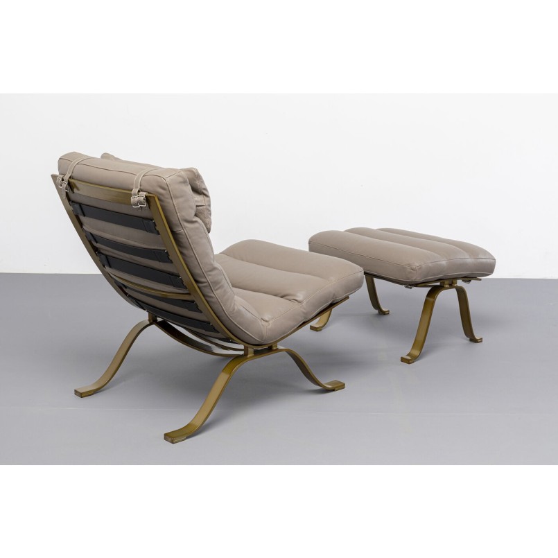 Fauteuil + repose-pied Novel