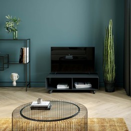 TV stand in grey steel - Lounge - Kare Design