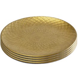 Gold ceramic plates - Diva - Kare Design
