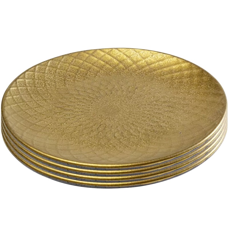 Gouden keramische borden - Diva - Kare Design