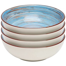 Blue sandstone bowls - Swirl - Kare Design