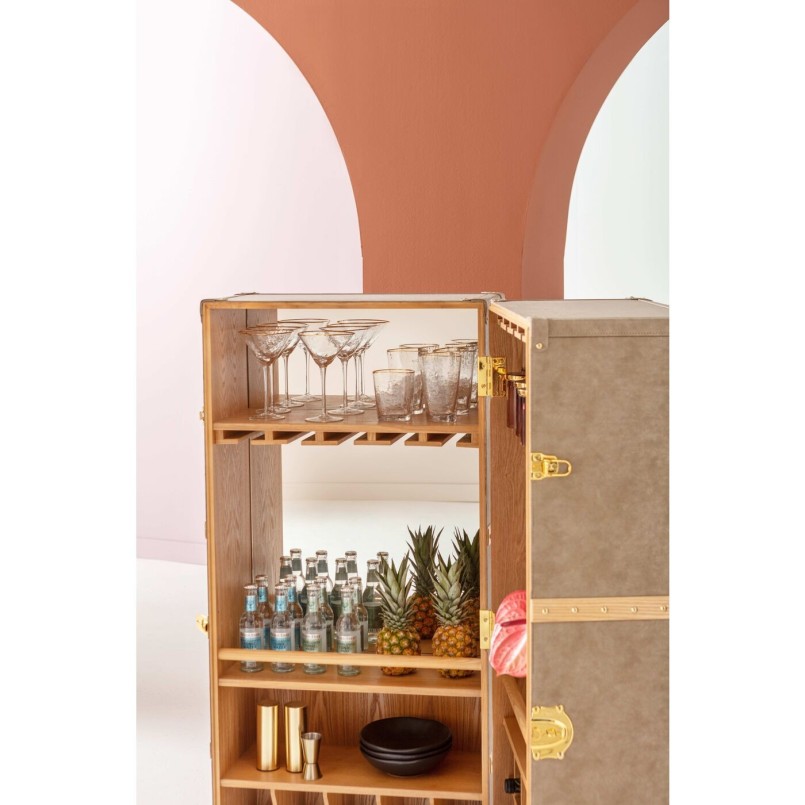 Bar coffre vintage marron - West Coast - Kare Design