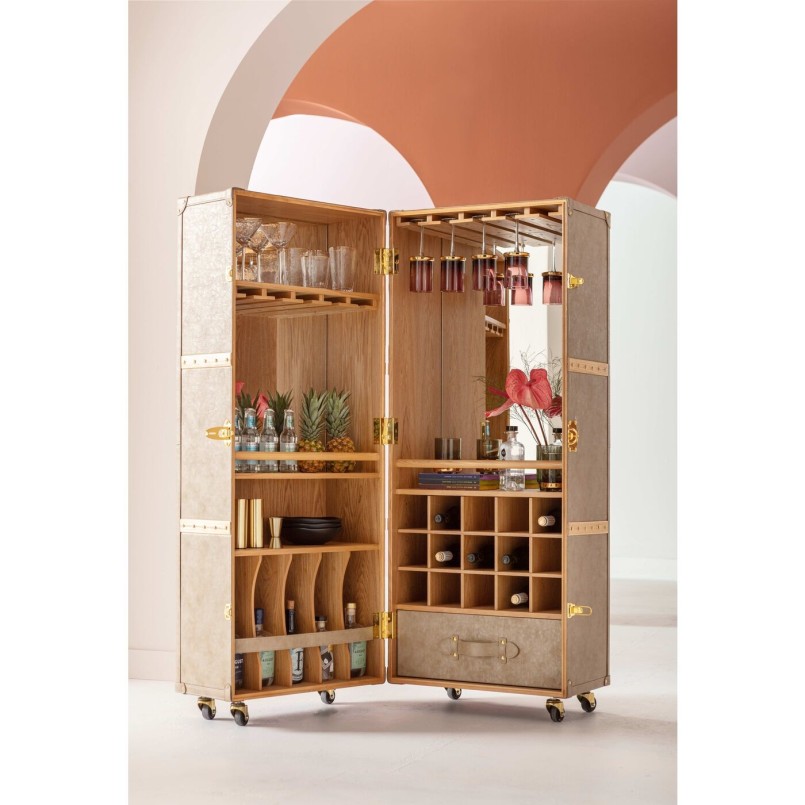Bar coffre vintage marron - West Coast - Kare Design