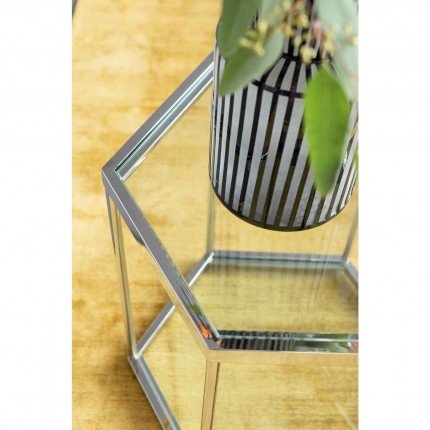 Salontafel Comb Silver 45cm Kare Design