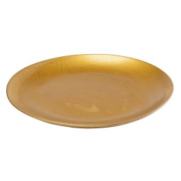 Assiette en céramique dorée - Diva - Kare Design