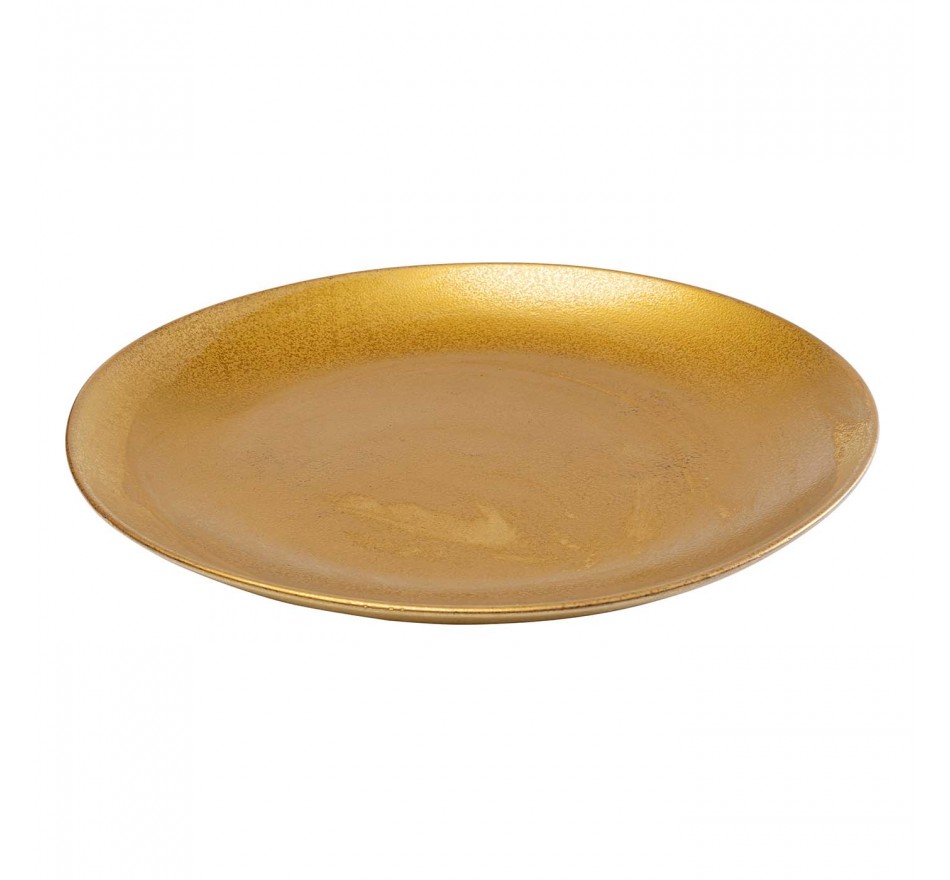 Bord Diva goud Ø26cm Kare Design