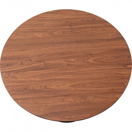 Table Schickeria 110cm walnut and black Kare Design