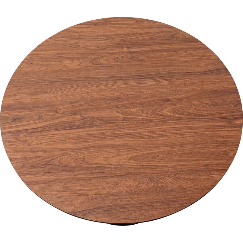 Notenhouten tafel met zwarte poot - Schickeria - Kare Design
