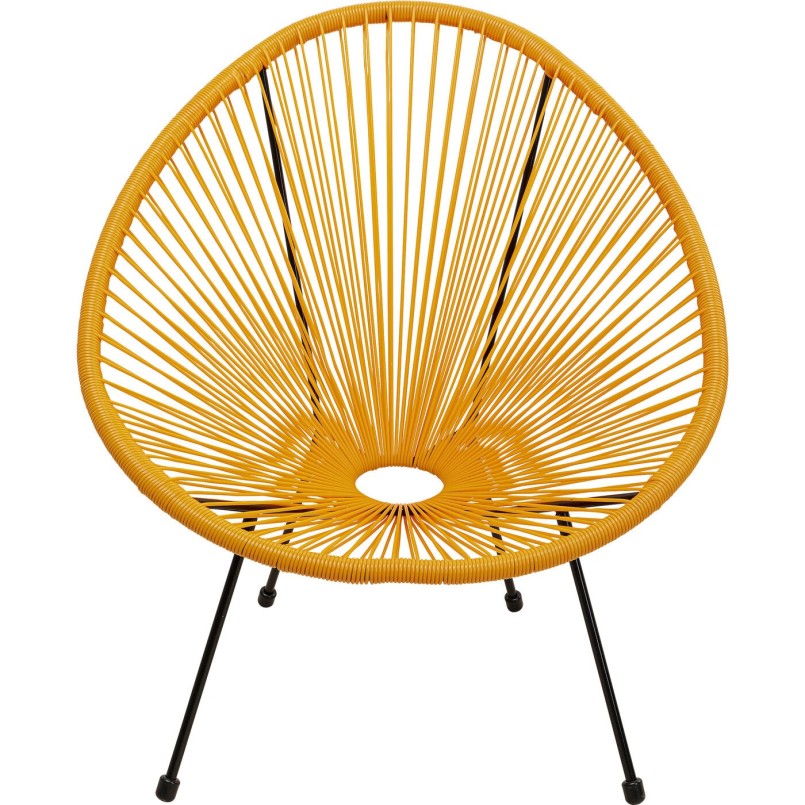 Fauteuil de jardin orange - Acapulco - Kare Design