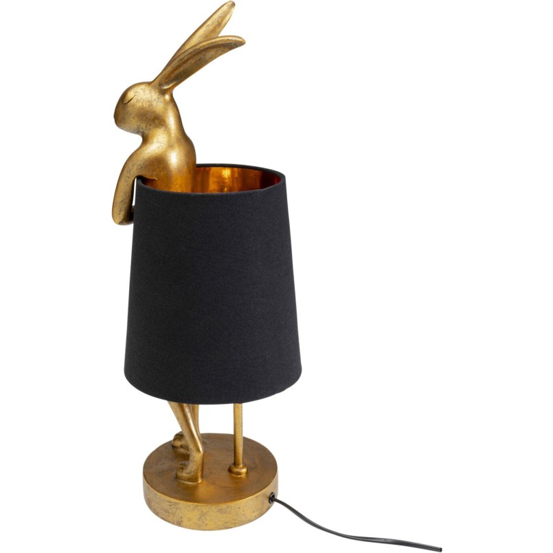 Black and gold rabbit lamp - Animal - Kare Design