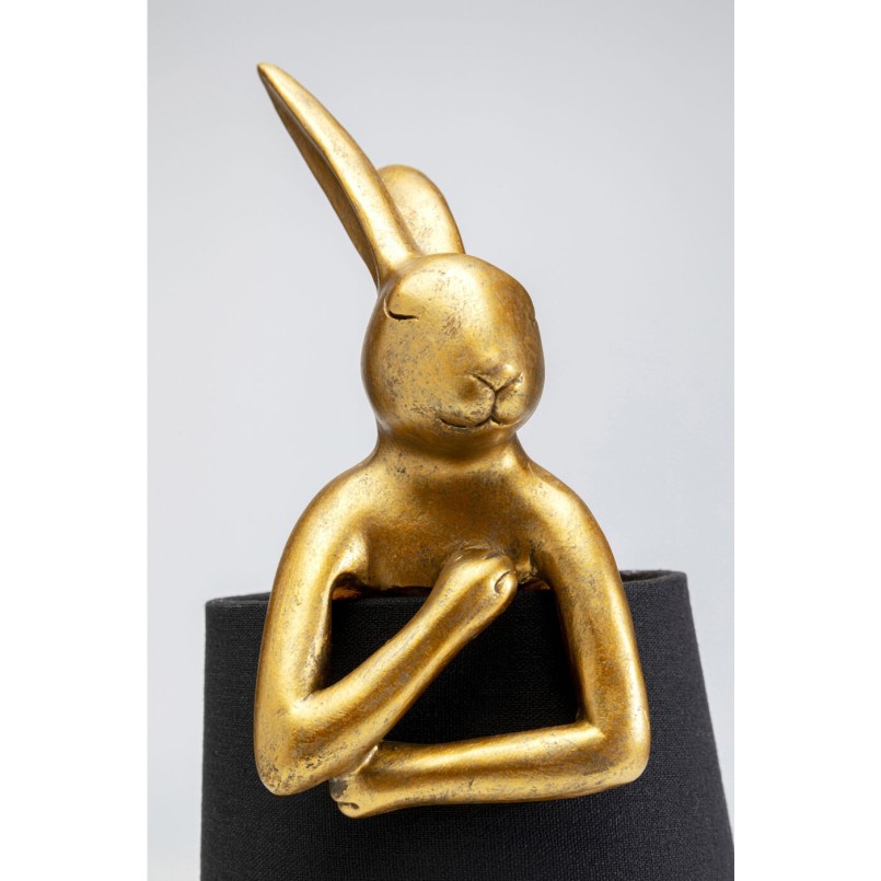 Black and gold rabbit lamp - Animal - Kare Design