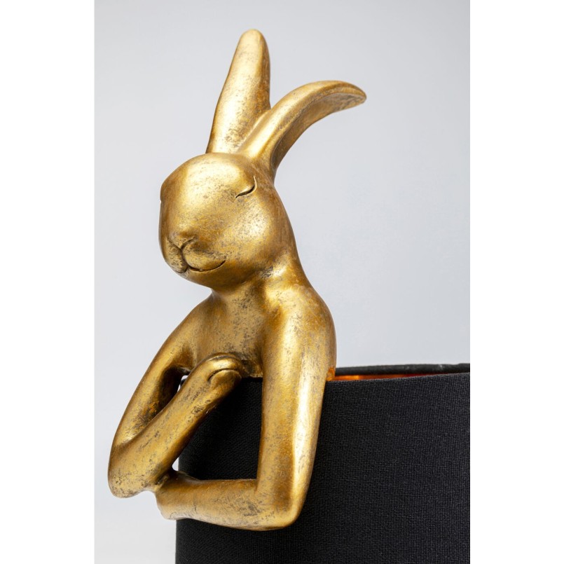 Black and gold rabbit lamp - Animal - Kare Design