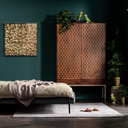Retro houten garderobe - Muskat - Kare Design