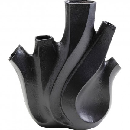 Vase Flame black 29cm Kare Design