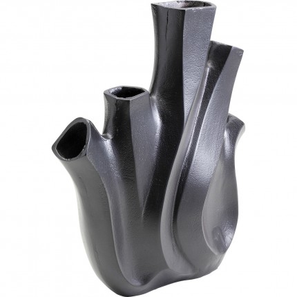 Vase Flame black 29cm Kare Design