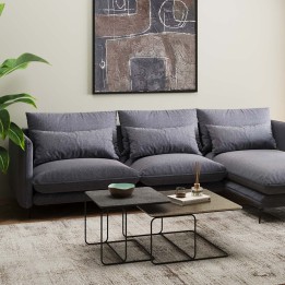 Tables basses en acier et aluminium - Diego - Kare Design