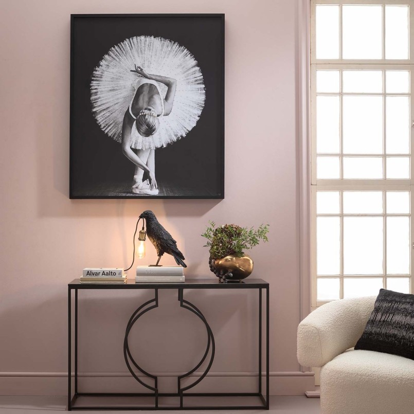 Console rétro noire - Miami Loft - Kare Design