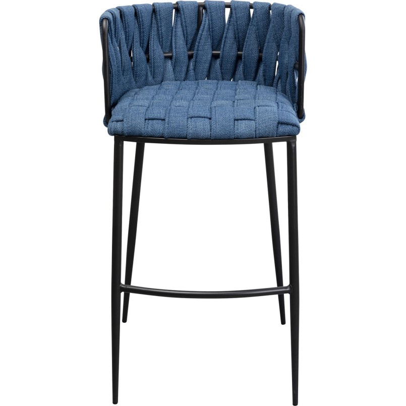 Chaise bar Saluti bleu 77cm