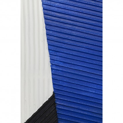 Canvas Picture Art Triangles 102x102cm blue Kare Design
