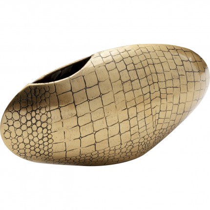 Vaas slang goud 12cm Kare Design
