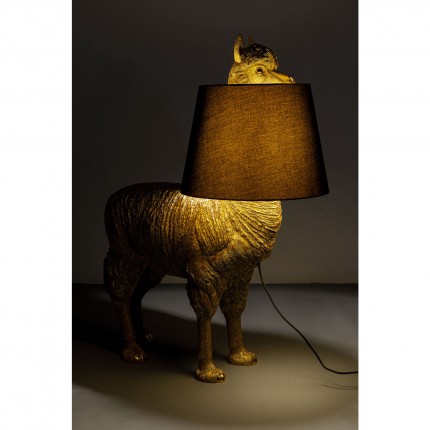 Vloerlamp lama goud 108cm Kare Design