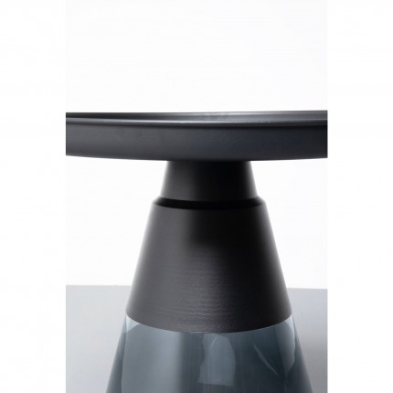 Bijzettafel Bottiglia Ø50cm zwart Kare Design