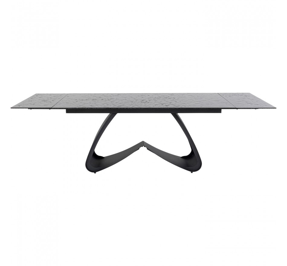 Uitschuifbare Eettafel Bellagio 180x95cm zwart Kare Design