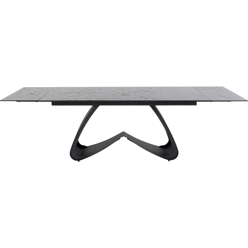 Table à rallonges  Bellagio verre 180(40+40)x95cm