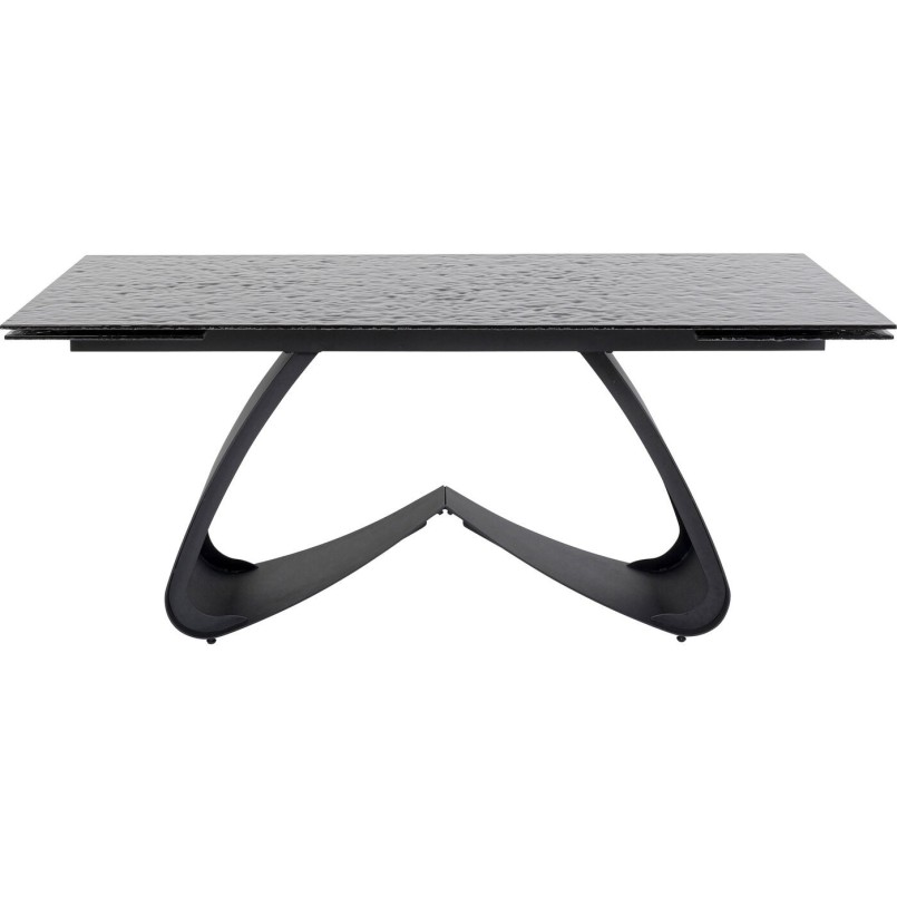 Table à rallonges  Bellagio verre 180(40+40)x95cm