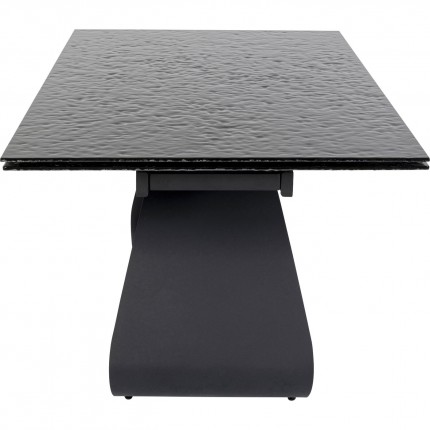 Uitschuifbare Eettafel Bellagio 180x95cm zwart Kare Design