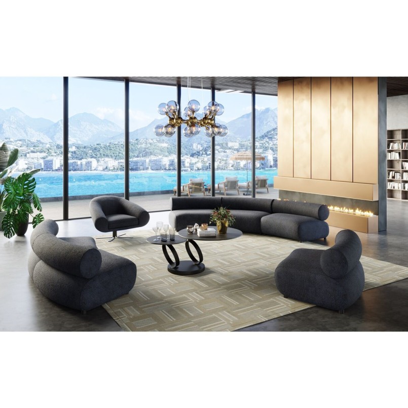 Fauteuil pivotant Ciao Midnight