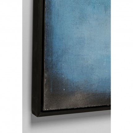 Schilderij Vista 90x120cm blauw Kare Design
