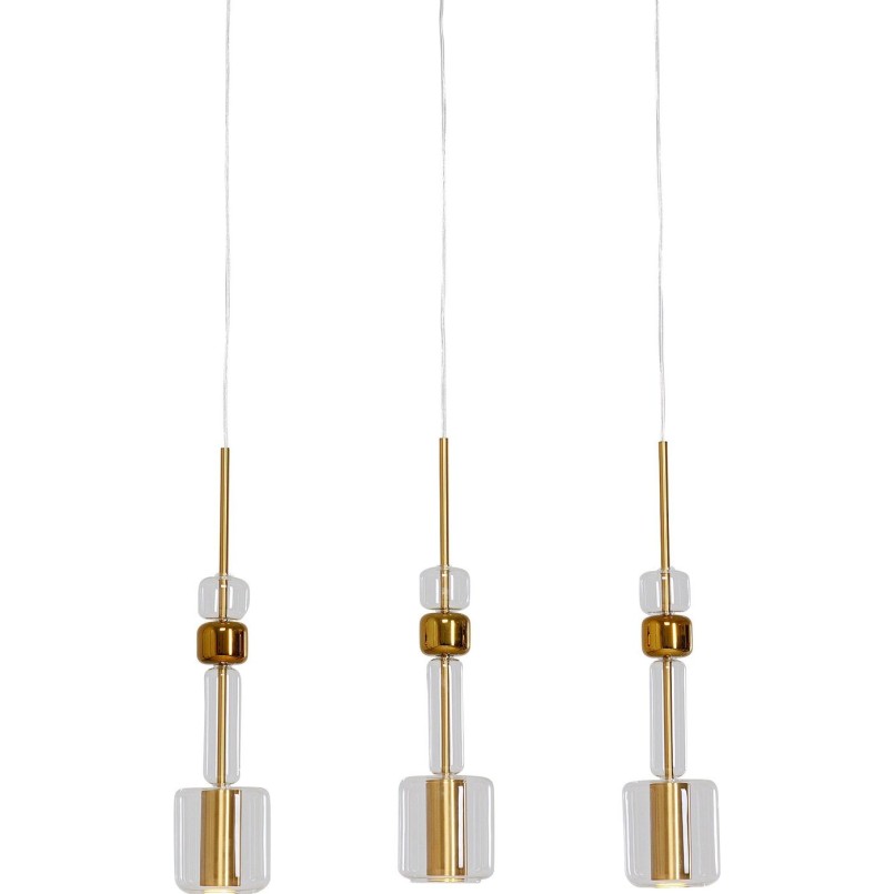 Suspension Candy Bar doré 70cm