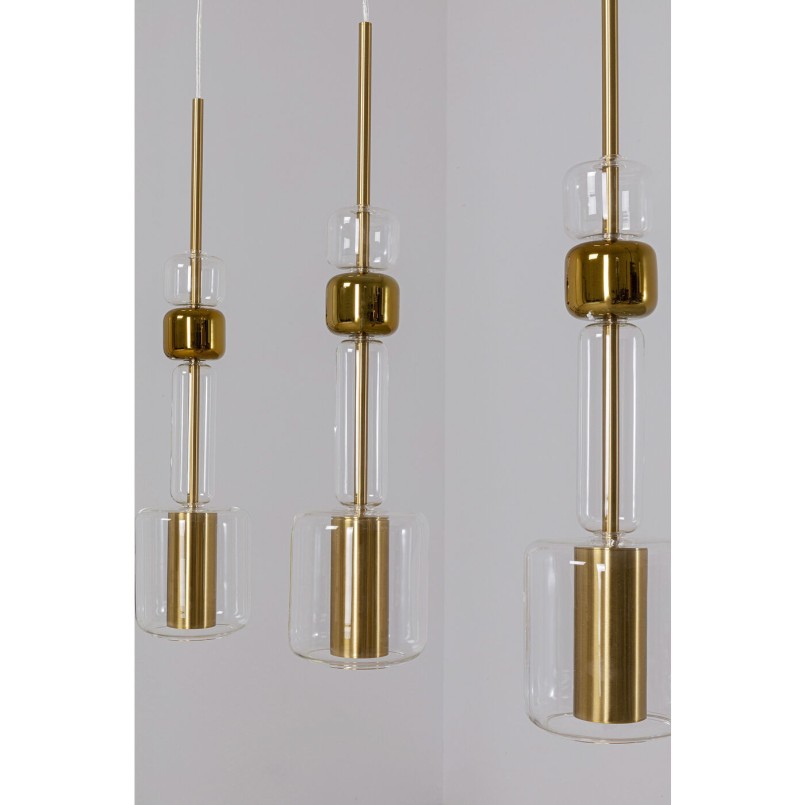 Suspension Candy Bar doré 70cm