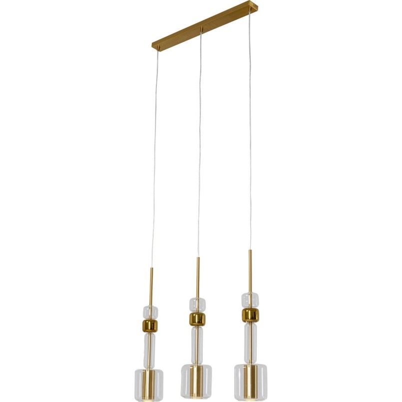 Suspension Candy Bar doré 70cm