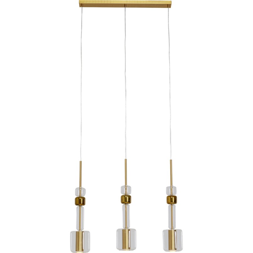 Suspension Candy Bar doré 70cm