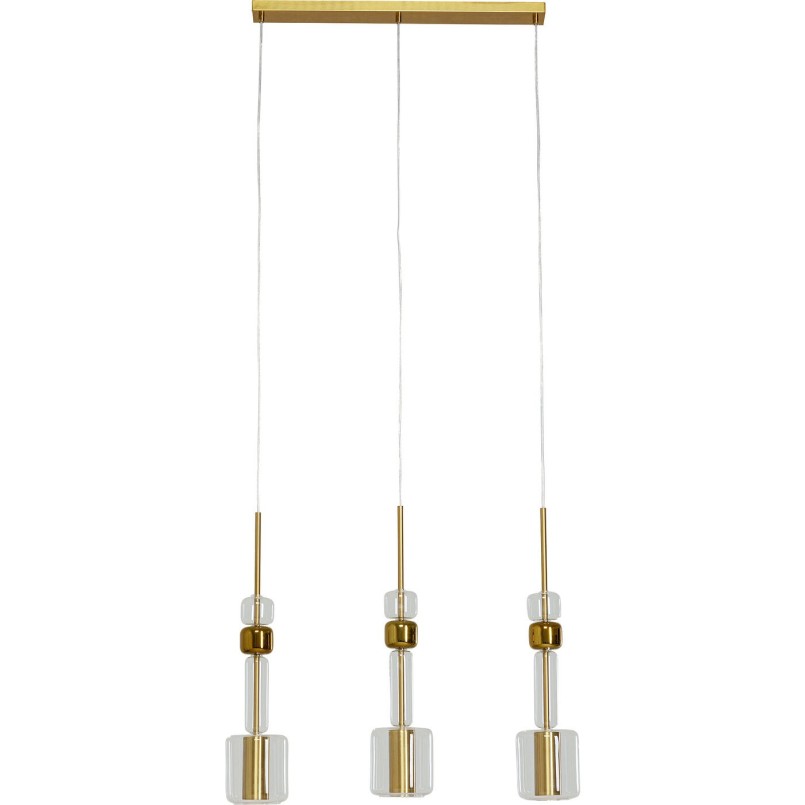 Suspension Candy Bar doré 70cm