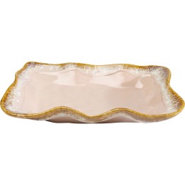 Plateau Nala rose 17x26cm